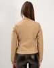 Picture of Faux Leather Jacket "Theodora" Camel