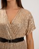 Picture of Mini Dress with Sequins "Sa44lina" Gold